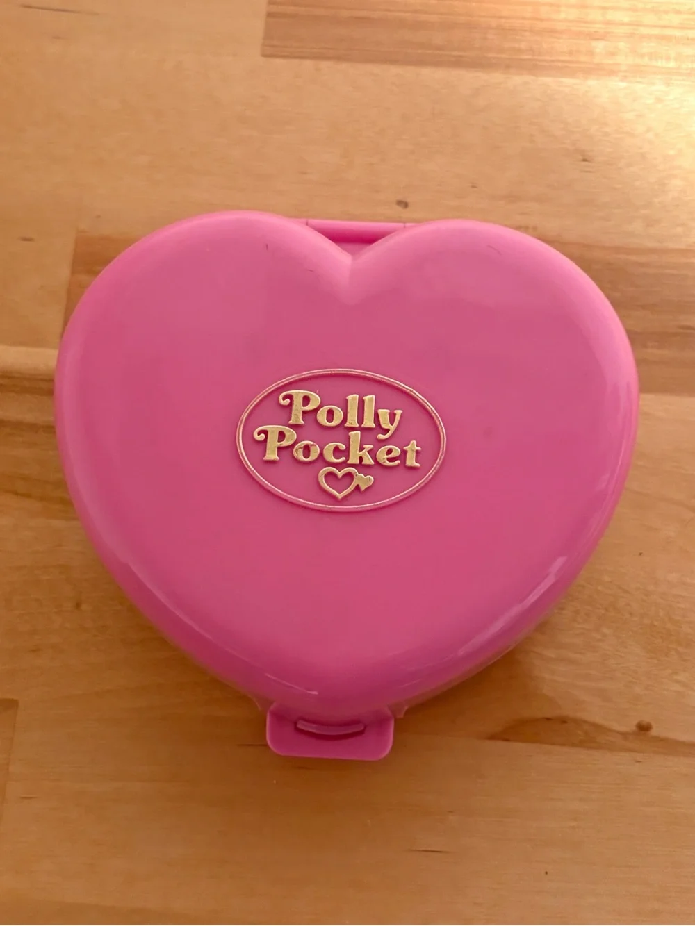 Vtg 1992 Polly Pocket Bluebird Starlight Castle Pink Heart Compact